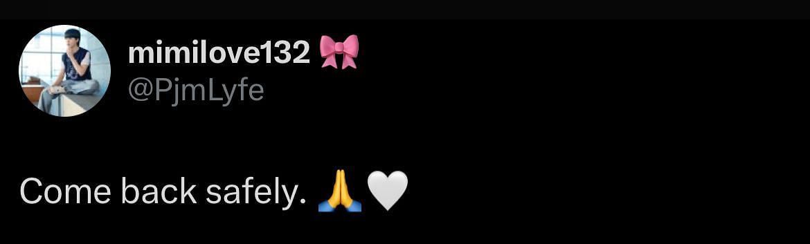 A fan remark on Cha Eun-woo's forthcoming military enlistment (Image via X/@PjmLyfe)